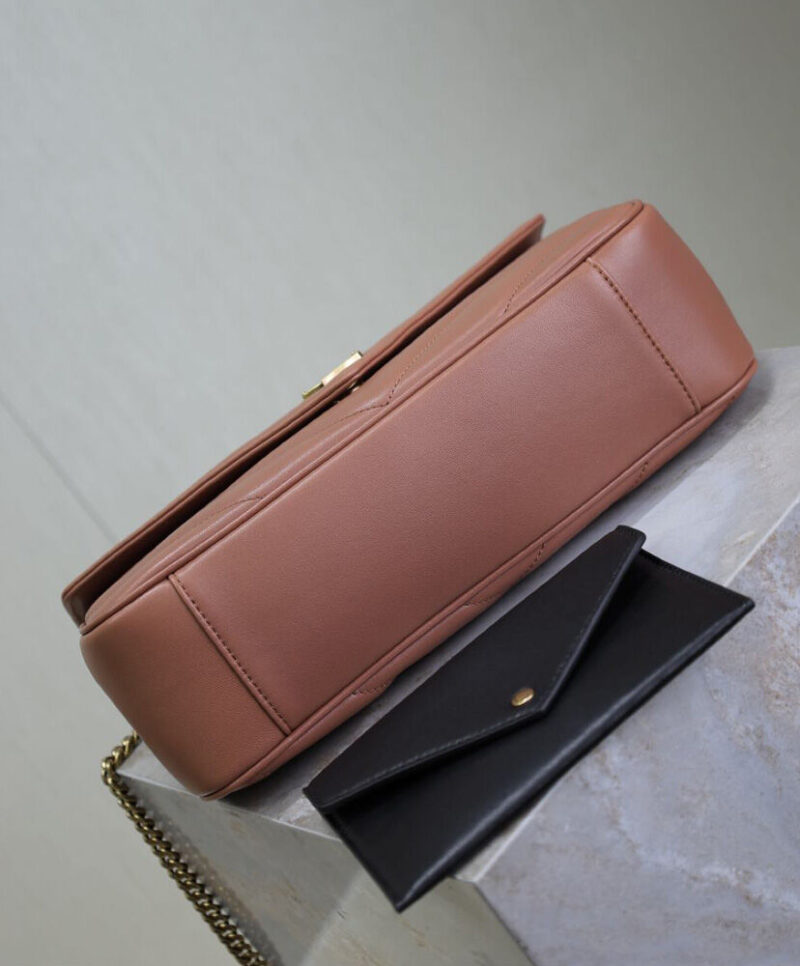 Saint Laurent Loulou Medium In Matelasse Lambskin